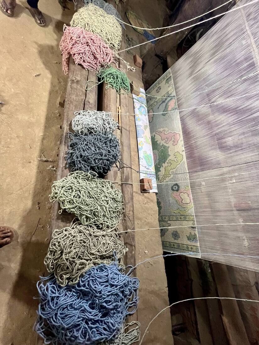 Coloured yarns