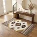 Handwoven Southwestern Cotton Rug – Tribal Geometric Flatweave Durrie