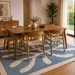 Hand Tufted Wool Rug – Soft Blue & Cream Scandinavian Area Rug | Organic Modern Minimalist Carpet