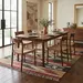 Handwoven Southwestern Cotton Durrie Rug – Tribal Flatweave Bohemian Area Rug with Earthy Geometric Pattern