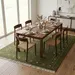 Olive Green Wool Rug – Scandinavian Japandi Hand-Tufted Area Rug