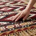 Tribal Geometric Wool Flatweave Boho Farmhouse Hallway Carpet