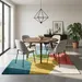 Color Block Wool Rug – Mid-Century Modern Hand Tufted Area Rug