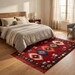 Tribal Kilim Rug – Bold Southwestern Colours with Handwoven Fringe