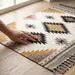 Handwoven Southwestern Cotton Rug – Tribal Geometric Flatweave Durrie