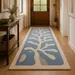 Hand Tufted Wool Rug – Soft Blue & Cream Scandinavian Area Rug | Organic Modern Minimalist Carpet