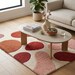 Modern Wool Rug – Abstract Organic Pattern Hand Tufted Area Rug